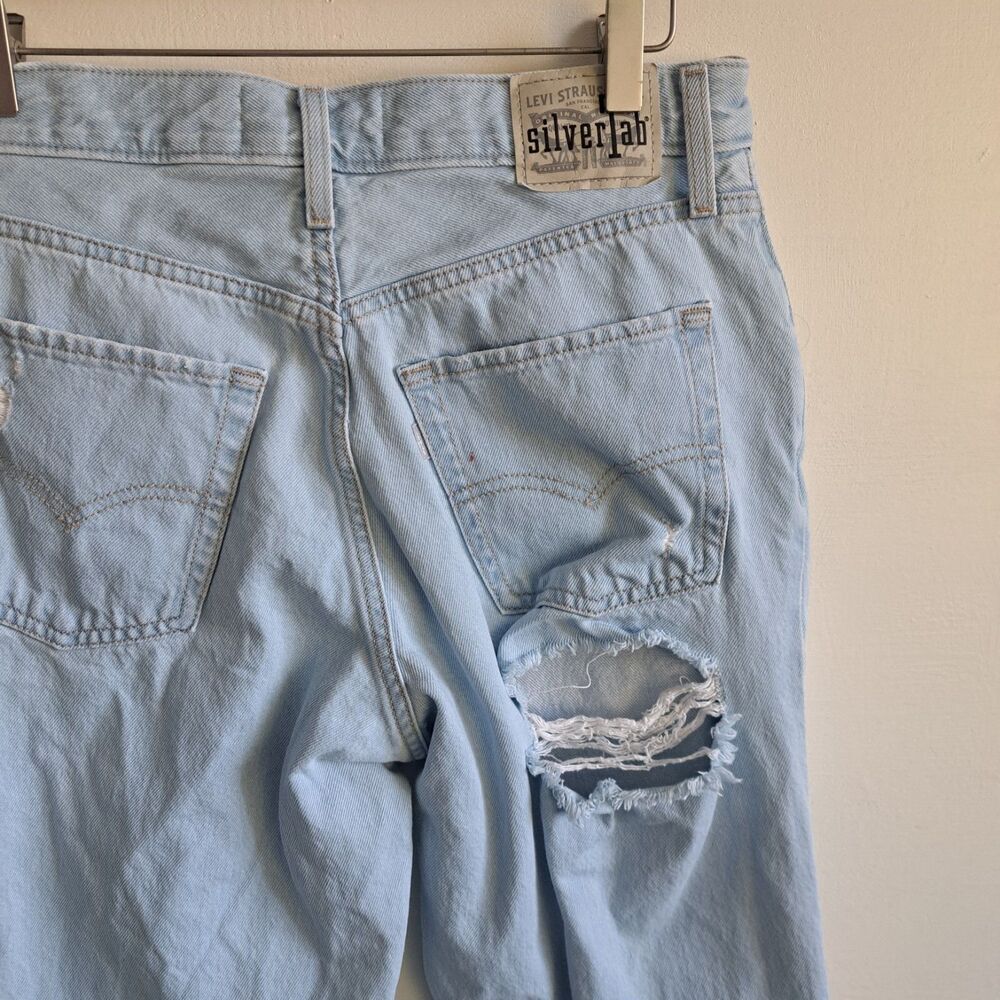 Levi's Light Blue Boyfriend Jeans - Picture 6 of 12